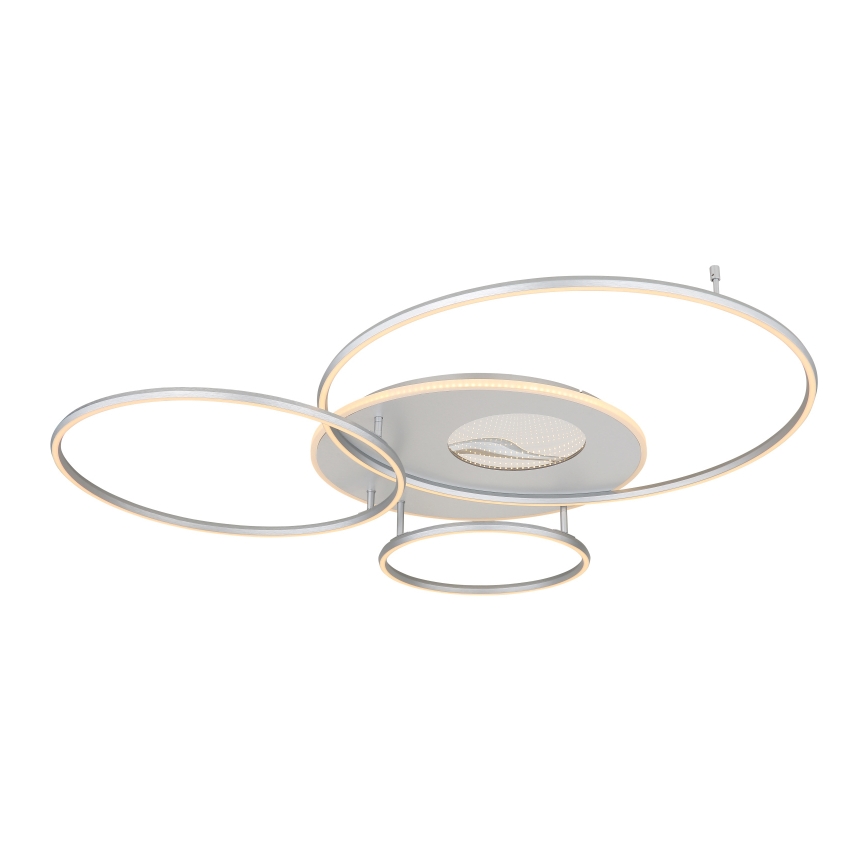 Globo - LED dimbare plafondlamp LED/70W/230V 2700-6500K mat chroom + afstandsbediening
