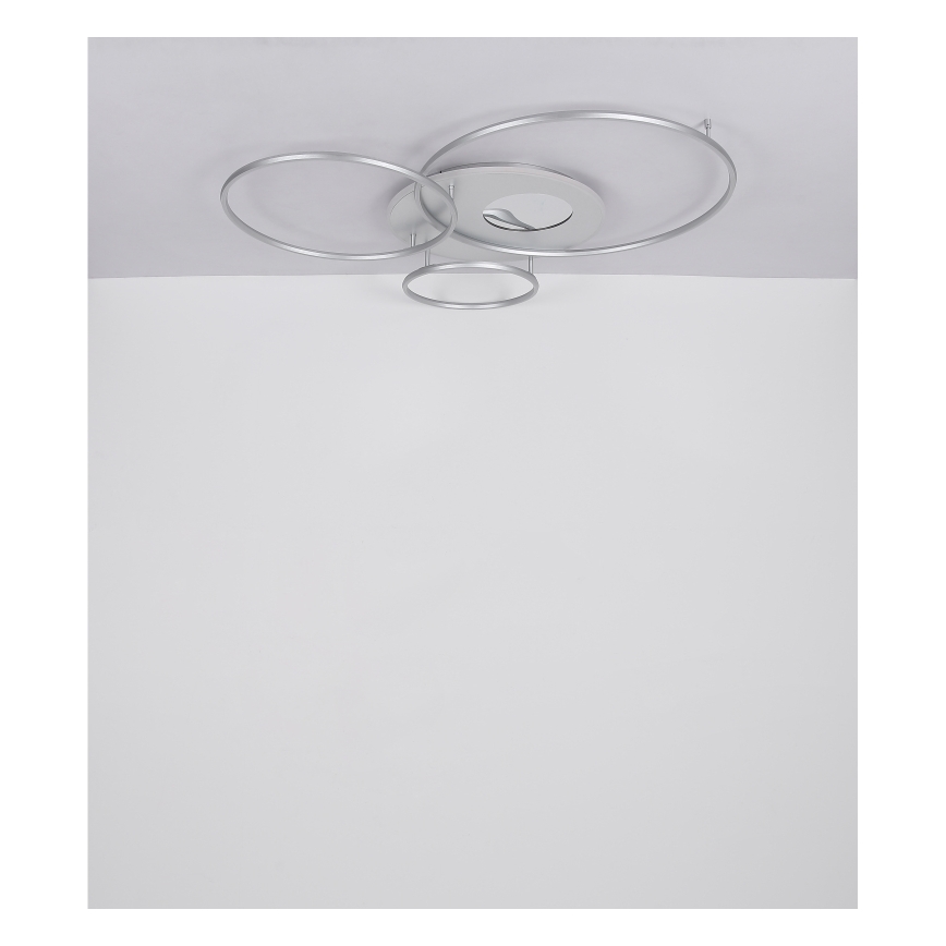 Globo - Dimbare LED-plafondlamp LED/70W/230V 2700-6500K mat chroom + afstandsbediening