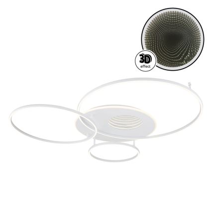 Globo - LED-dimbare plafondlamp LED/70W/230V 2700-6500K 105x26,5 cm wit + afstandsbediening