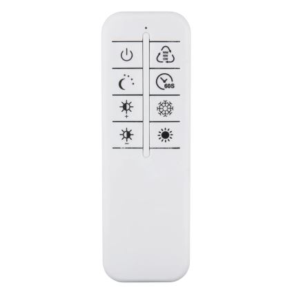 Globo - LED-dimbare plafondlamp LED/32W/230V 2700-6500K 42,6x42,6 cm zwart + afstandsbediening