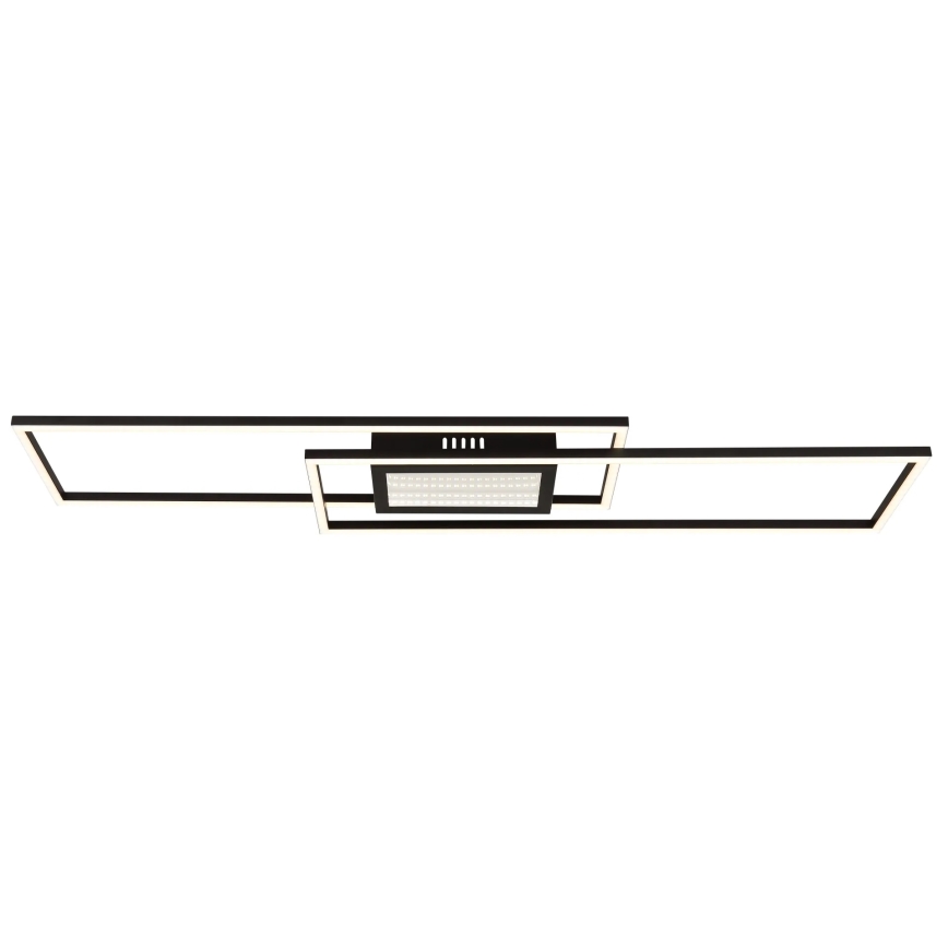 Globo - Dimbare LED-plafondlamp LED/42W/230V 2700-6500K 19,6x96 cm zwart + afstandsbediening
