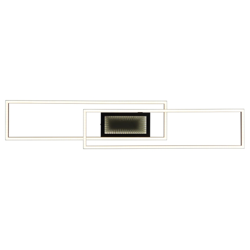 Globo - Dimbare LED-plafondlamp LED/42W/230V 2700-6500K 19,6x96 cm zwart + afstandsbediening