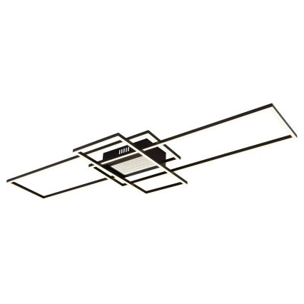 Globo - Dimbare LED-plafondlamp LED/60W/230V 2700-6500K 42x110,8 cm zwart + afstandsbediening