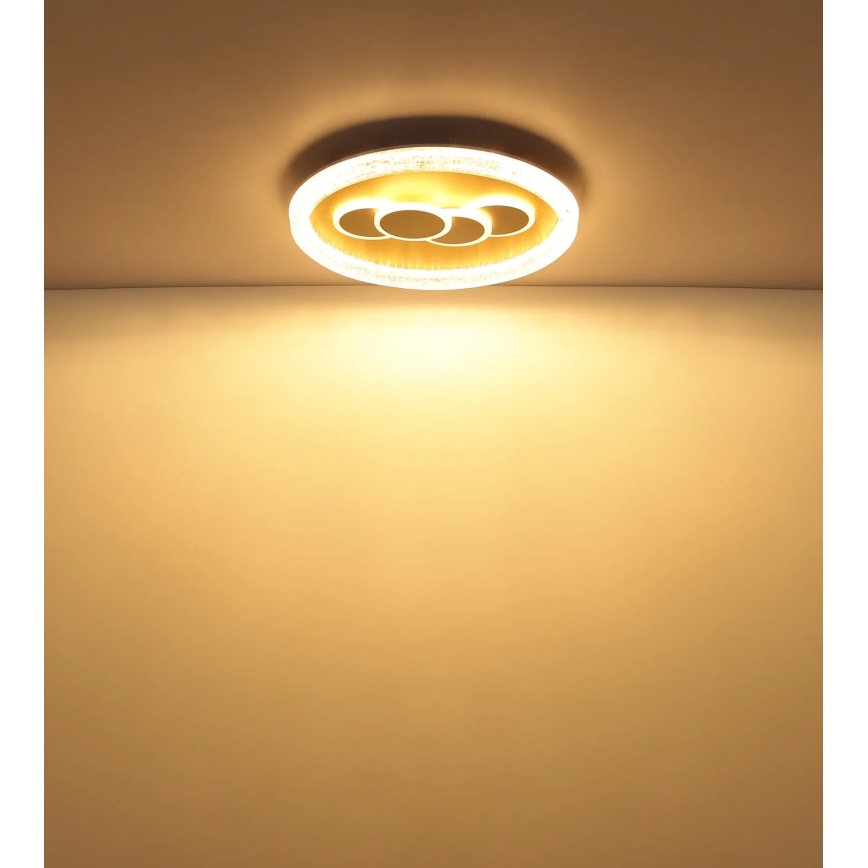 Globo - LED-plafondlamp LED/40W/230V 3000K Ø 49,5 cm goudkleurig