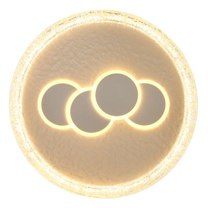 Globo - Plafonnier LED 40 W / 230 V, 3000 K, Ø 49,5 cm, doré