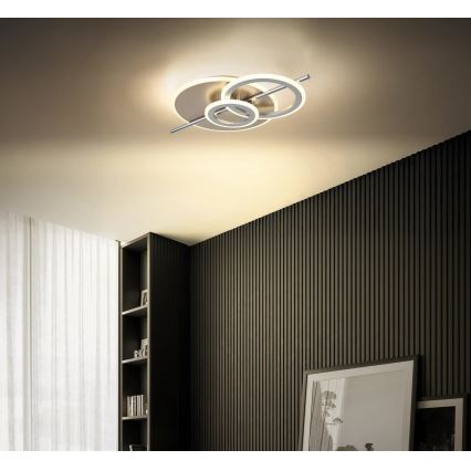 Globo - Plafonnier LED 40 W, 230 V, 4000 K, 32 x 55 cm