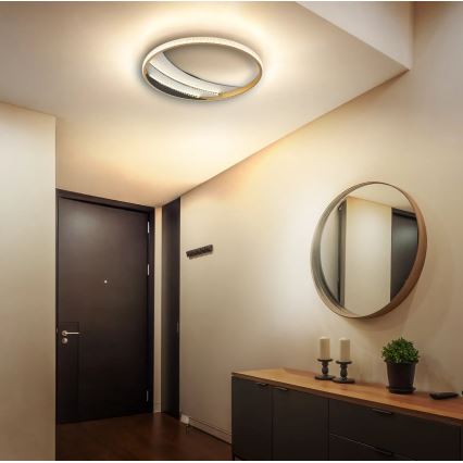 Globo - Plafonnier LED/24W/230V 3000/4000/6000K Ø 41 cm doré