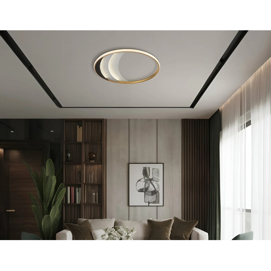Globo - LED plafondlamp LED/40W/230V 3000/4000/6000K Ø 52 cm goudkleurig