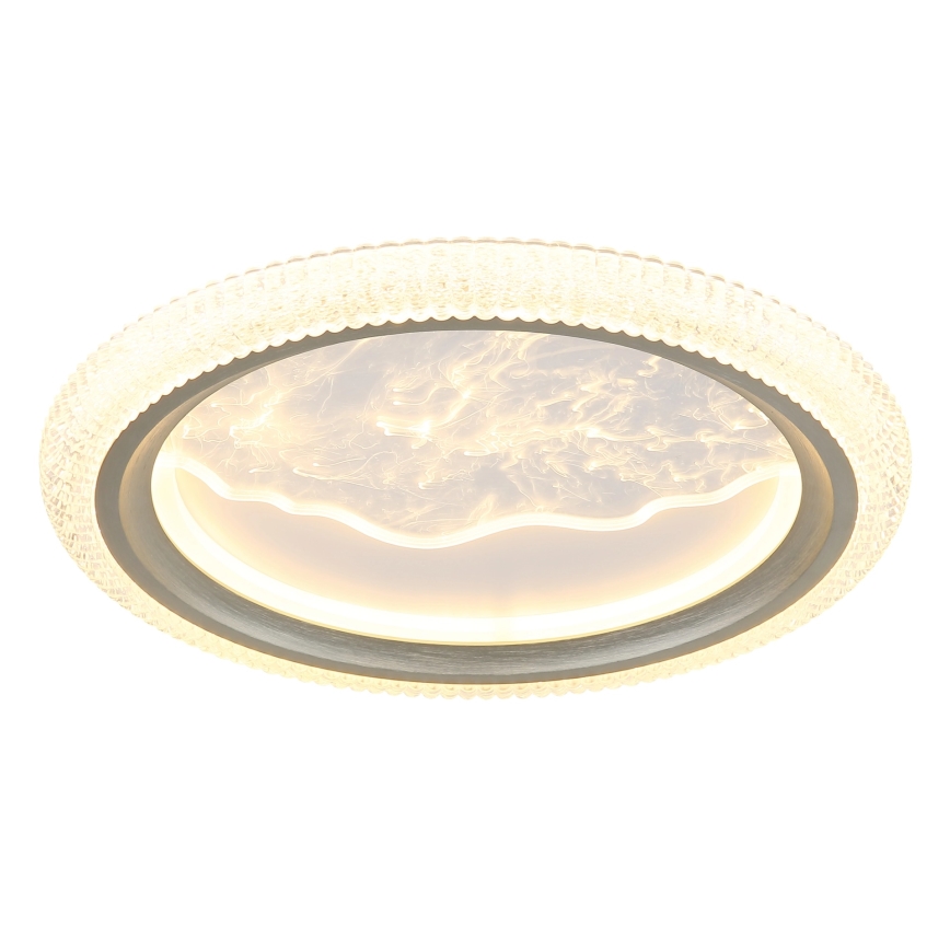 Globo - Plafonnier LED/28W/230V 3000/4200/6000K Ø 39,5 cm argenté