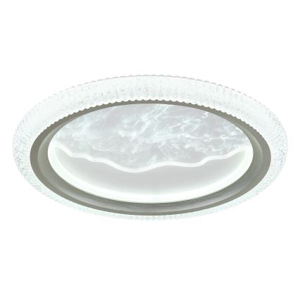 Globo - Plafonnier LED/28W/230V 3000/4200/6000K Ø 39,5 cm argenté