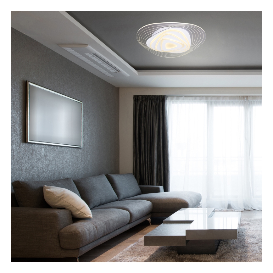 Globo - LED dimbare plafondlamp LED/40W/230V 3000-6500K 50,2x48,8 cm Wi-Fi Tuya + afstandsbediening