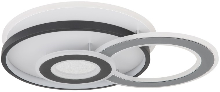 Globo 48552D4 - LED-plafondlamp BRIENNA LED/40W/230V 43x52 cm wit/grijs