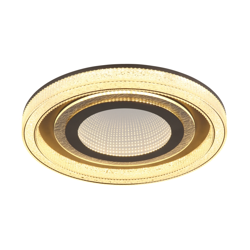 Globo - LED dimbare plafondlamp LED/48W/230V 2700-6000K Ø 48 cm antraciet + afstandsbediening