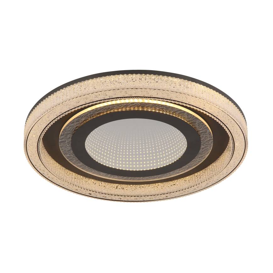 Globo - LED dimbare plafondlamp LED/48W/230V 2700-6000K Ø 48 cm antraciet + afstandsbediening