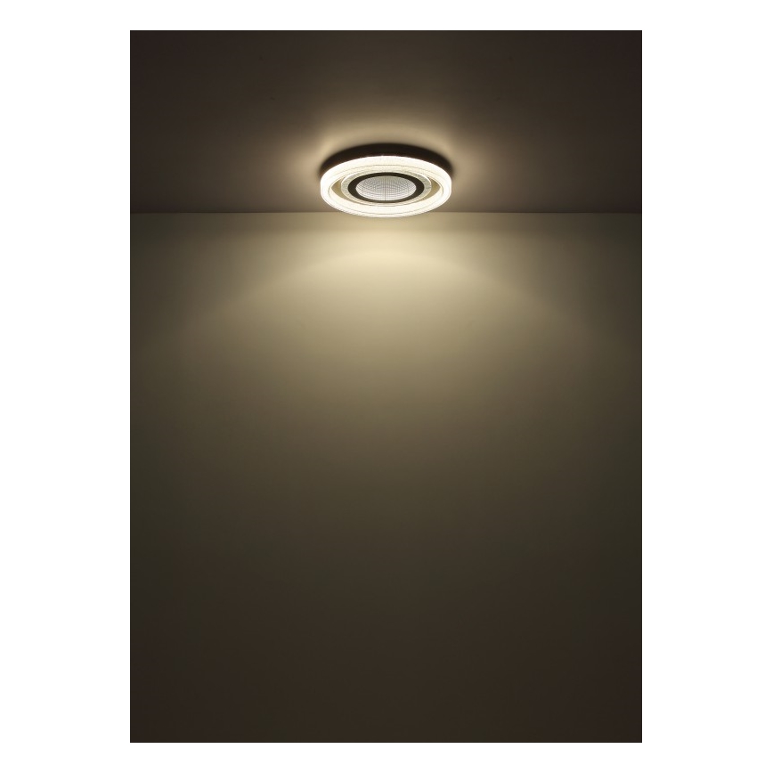 Globo - Plafonnier LED dimmable LED/48W/230V 2700-6000K Ø 48 cm anthracite + télécommande