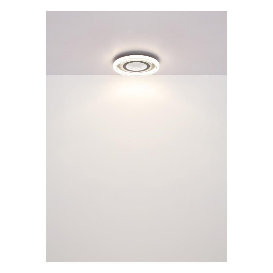 Globo - Plafonnier LED dimmable LED/48W/230V 2700-6000K Ø 48 cm anthracite + télécommande