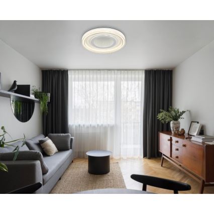 Globo - LED dimbare plafondlamp LED/48W/230V 2700-6000K Ø 48 cm wit + afstandsbediening