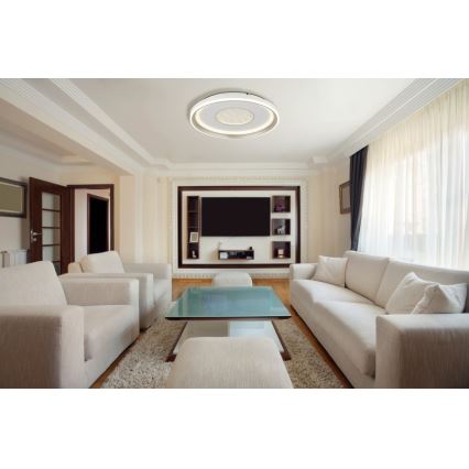 Globo - Plafonnier LED dimmable LED/48W/230V 2700-6000K Ø 48 cm avec télécommande
