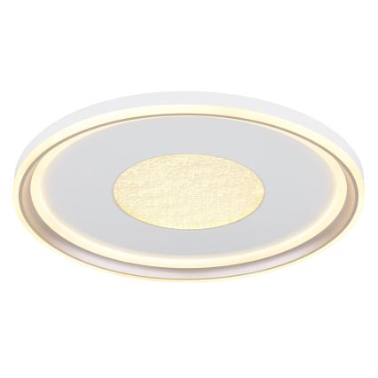 Globo - Dimbare LED-plafondlamp LED/60W/230V 2700-6000K Ø 59 cm wit/crème + afstandsbediening