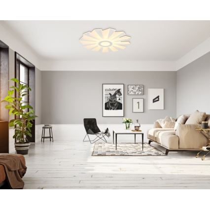 Globo - LED dimbare plafondlamp LED/58W/230V 2700-6000K Ø 50 cm wit + afstandsbediening