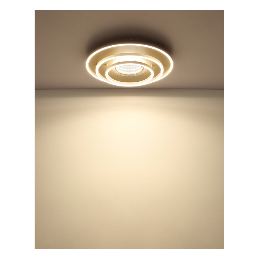 Globo - LED plafondlamp LED/40W/230V 3000/4000/6000K Ø 51 cm beige