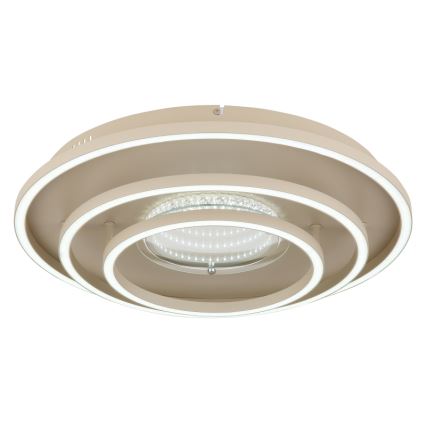 Globo - Plafonnier LED/40W/230V 3000/4000/6000K Ø 51 cm beige