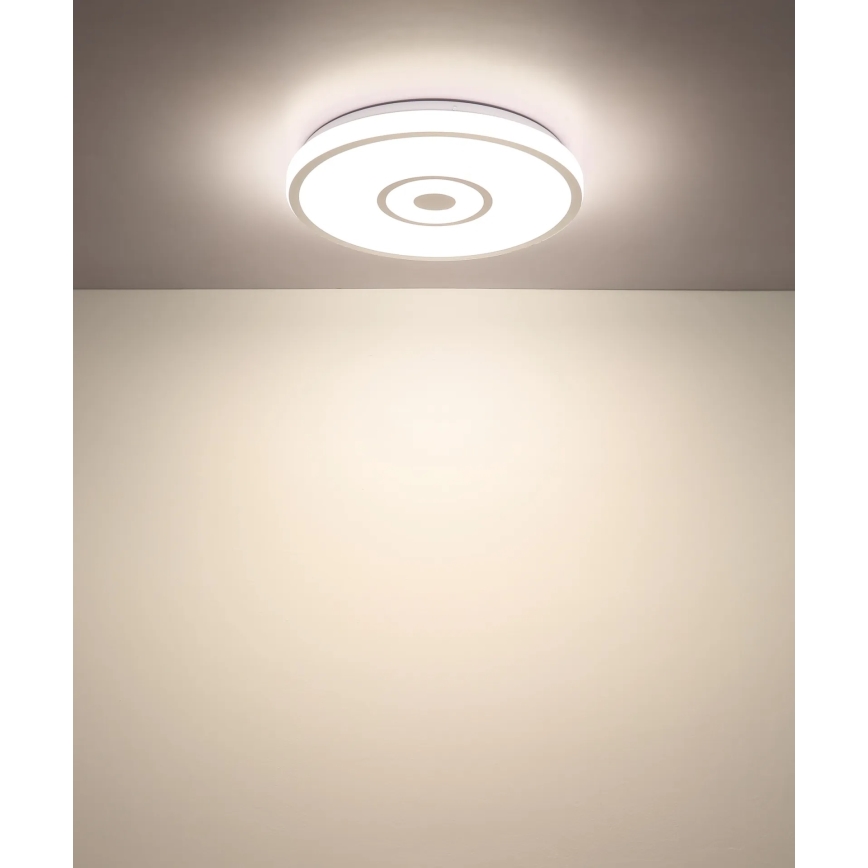 Globo - LED plafondlamp LED/24W/230V 3000/4000/6000K Ø 38 cm wit/mat chroom