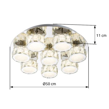 Globo - Plafonnier à intensité variable LED/64W/230V 4000K d. 50 cm