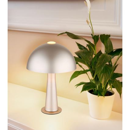 Globo - Lampe de table 1xE14/25W/230V crème