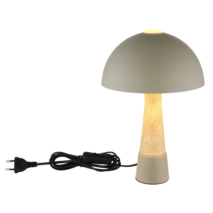 Globo - Lampe de table 1xE27ILLU/40W/230V grise