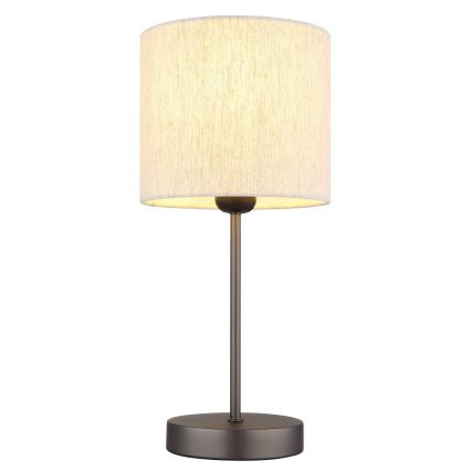 Globo - Tafellamp 1xE27/25W/230V zwart/beige