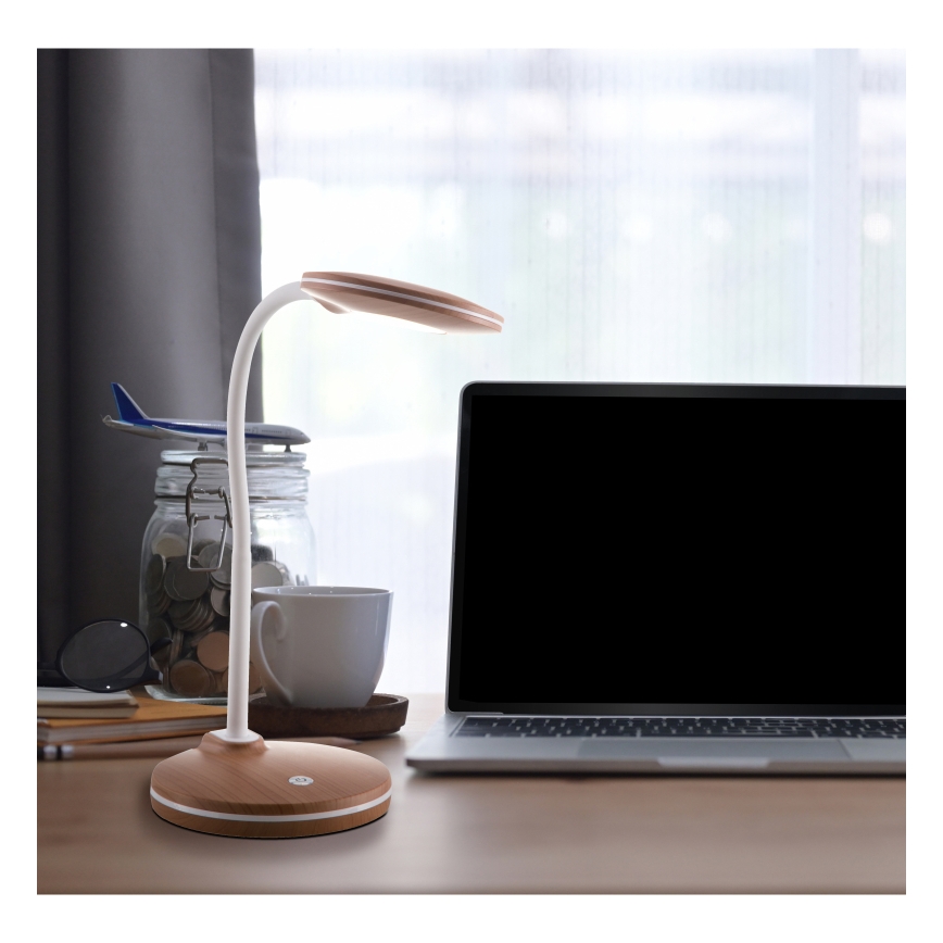 Globo - Lampe de table tactile à intensité variable LED/4W/230V marron