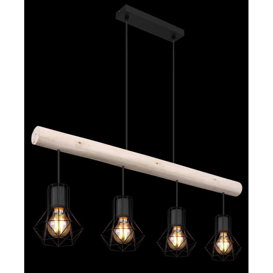 Globo - Hanglamp aan een koord 4xE27/40W/230V