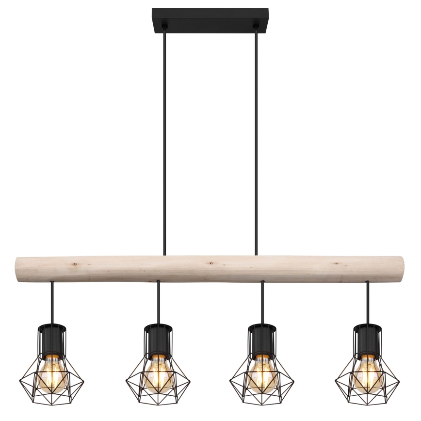 Globo - Hanglamp aan een koord 4xE27/40W/230V