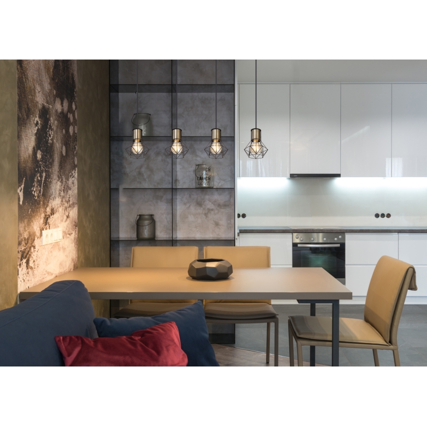 Globo - Hanglamp aan kabel 4xE27/40W/230V