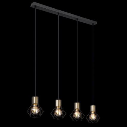 Globo - Hanglamp aan kabel 4xE27/40W/230V