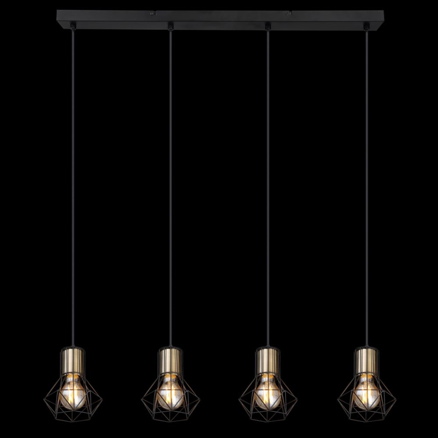 Globo - Suspension filaire 4xE27/40W/230V