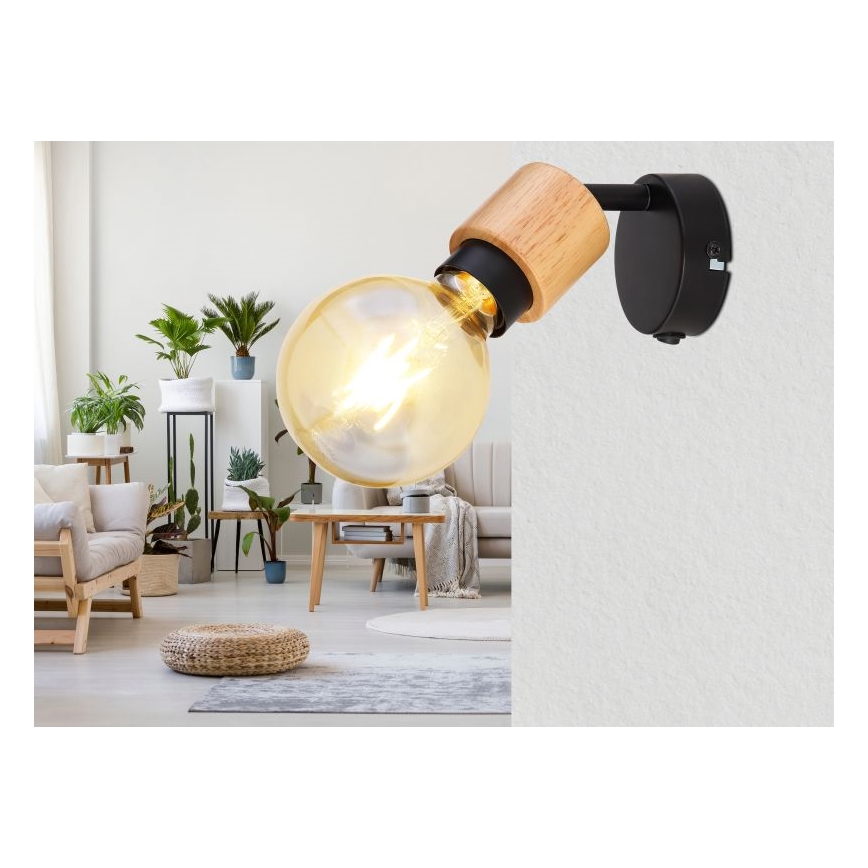Globo - Wandspot 1x E27 / 40W / 230V