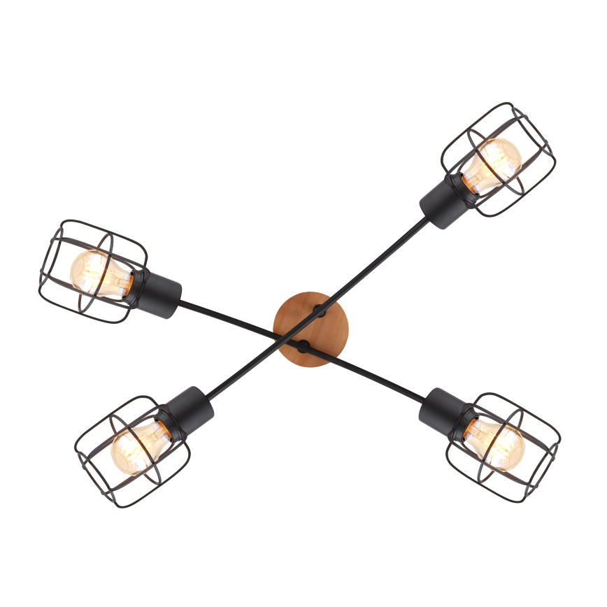 Globo - Plafondkroonluchter 4xE27/40W/230V