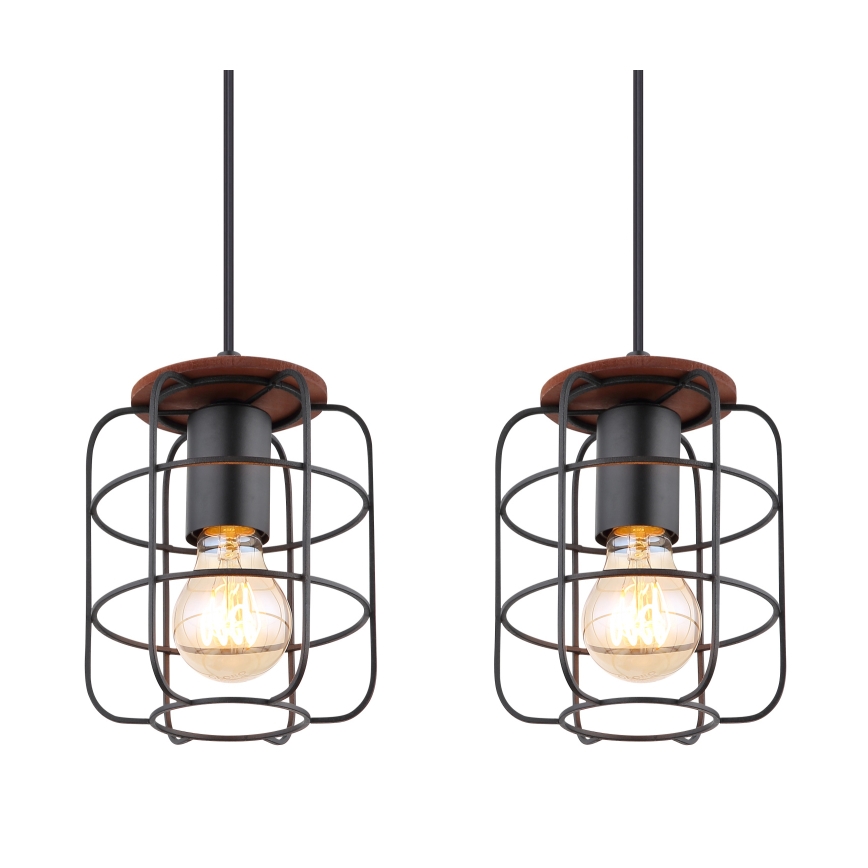 Globo - Suspension sur câble 4xE27/40W/230V