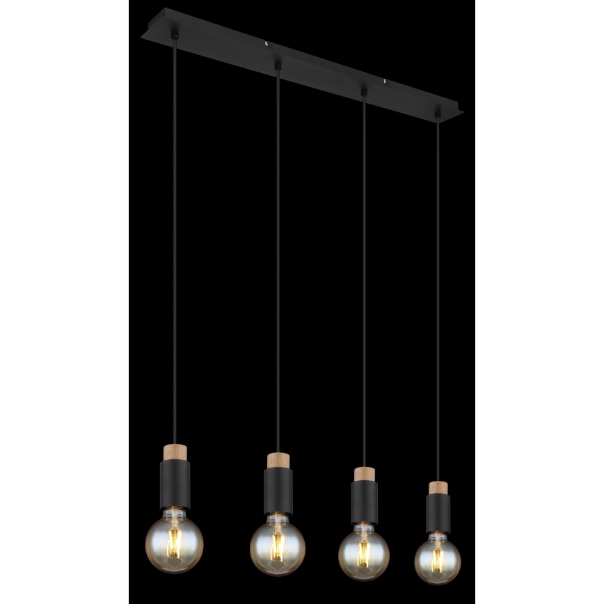 Globo - Hanglamp aan een koord 4xE27/40W/230V