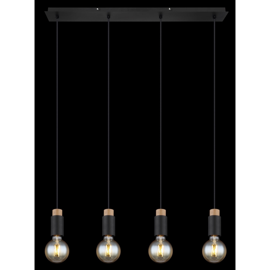 Globo - Suspension filaire 4xE27/40W/230V