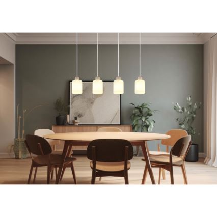 Globo - Hanglamp met kabel 4xE27/40W/230V