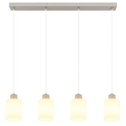 Globo - Hanglamp met kabel 4xE27/40W/230V