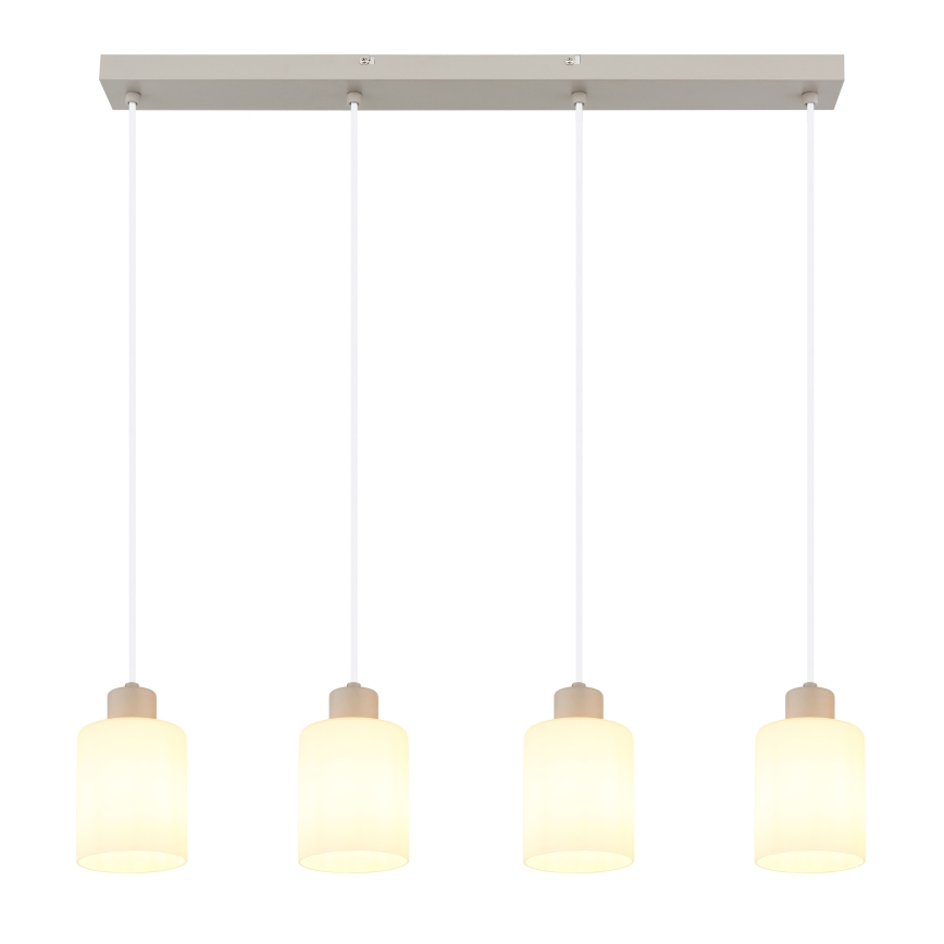 Globo - Hanglamp met kabel 4xE27/40W/230V