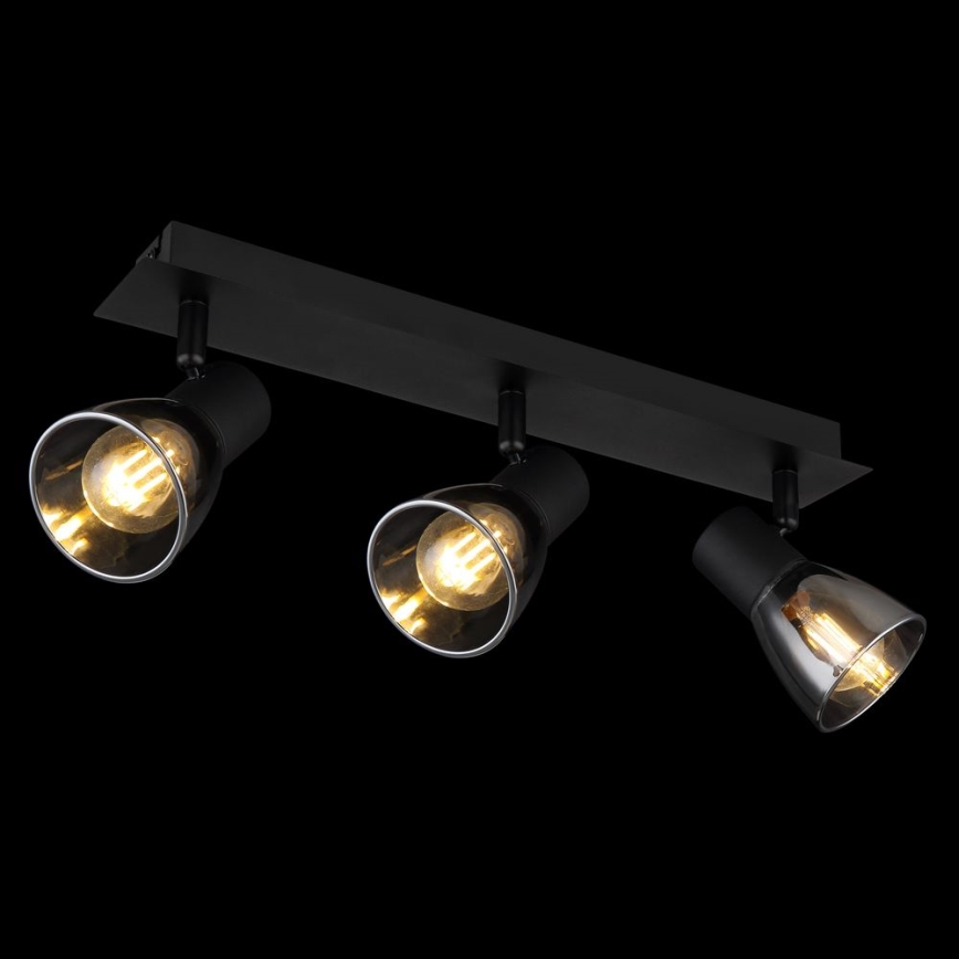 Globo - Inbouwspot 3xE14/40W/230V zwart