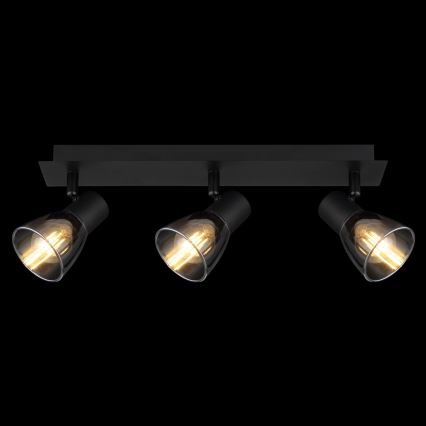 Globo - Inbouwspot 3xE14/40W/230V zwart