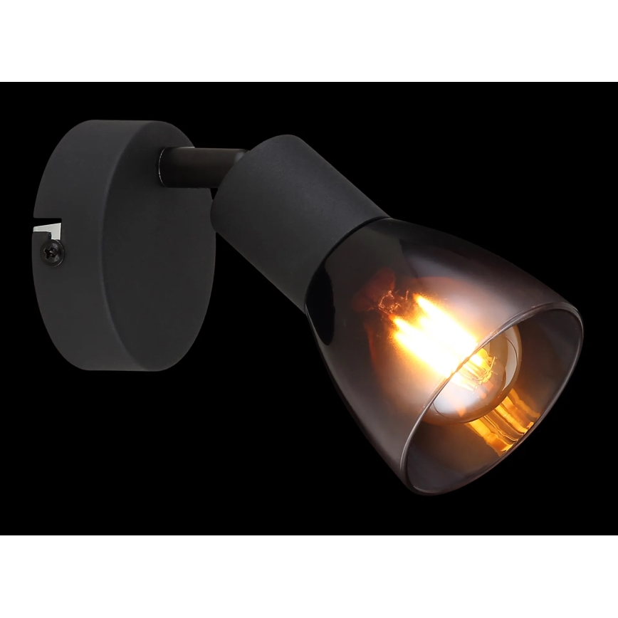 Globo - Wandspot 1xE14/25W/230V zwart