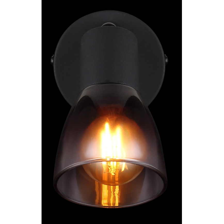 Globo - Wandspot 1xE14/25W/230V zwart