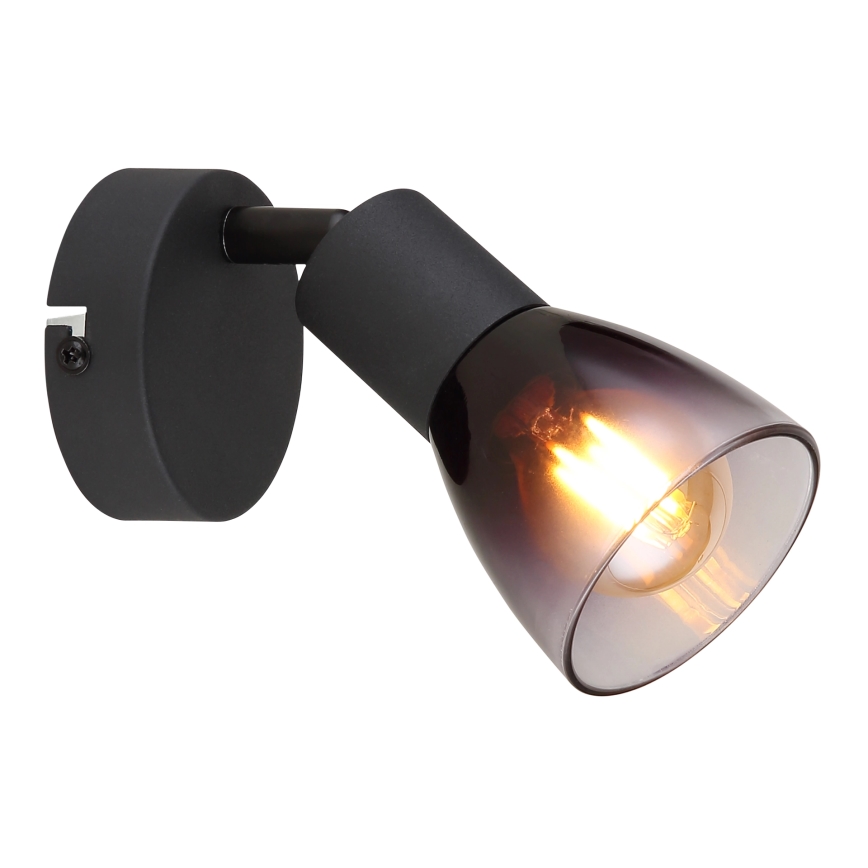 Globo - Wandspot 1xE14/25W/230V zwart